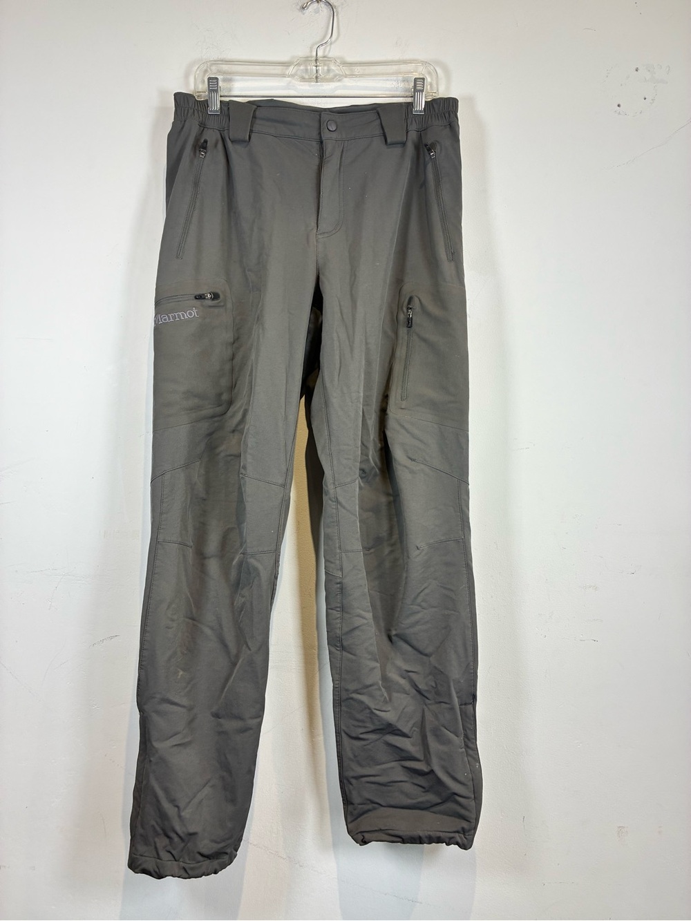 Marmot Women’s Gray Softshell Hiking Pants, Size M